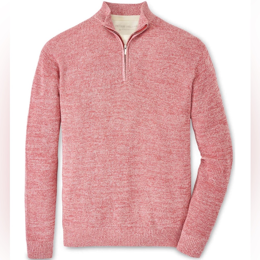 Peter Millar Kitts Twisted Quarter-Zip. Size Large